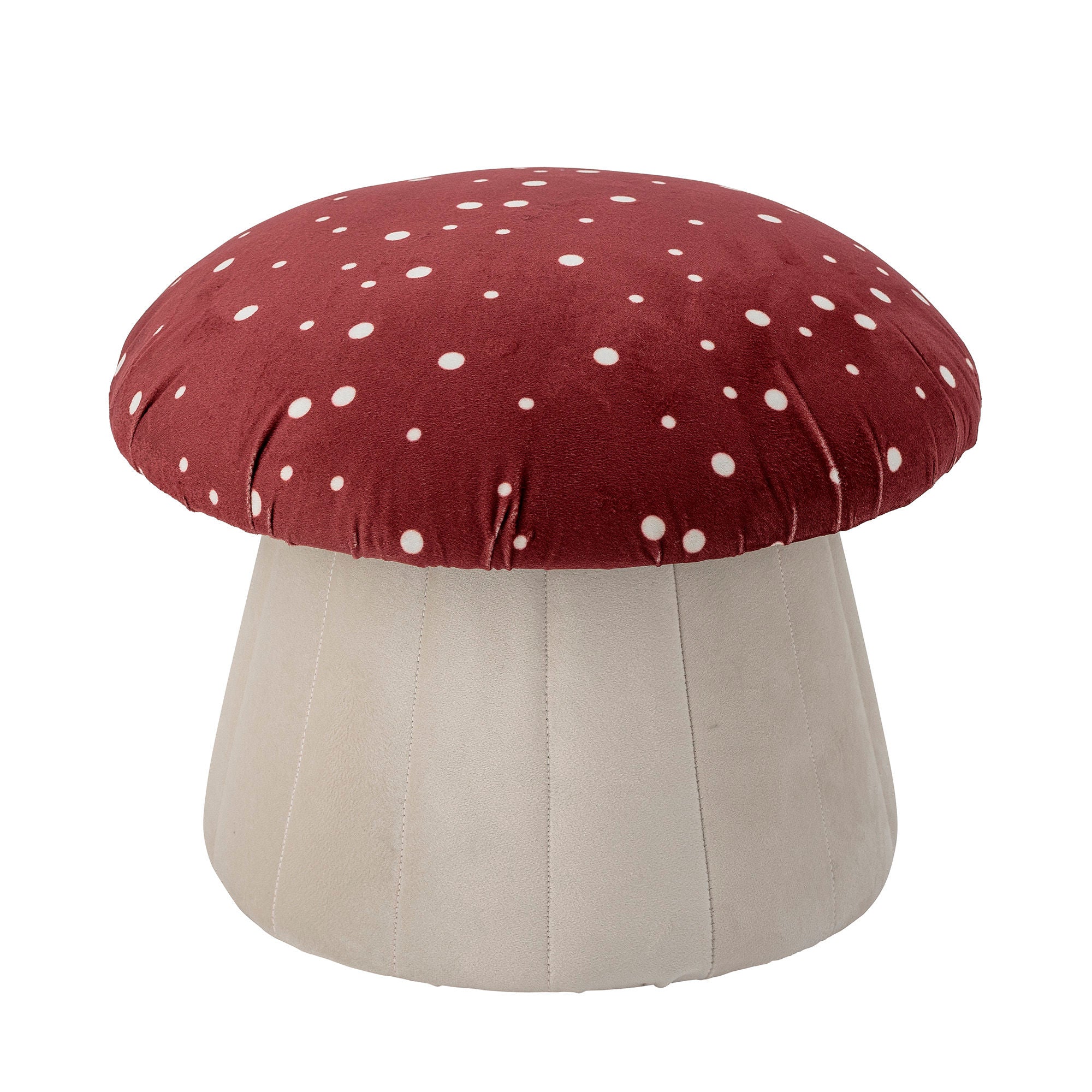 Bloomingville MINI Hat Pouf, Rot, Polyester