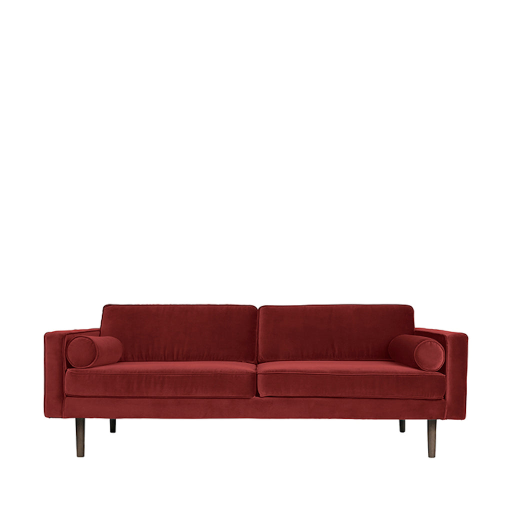 Broste Velour Sofa Wind, Ginger - Interiorflirt.dk
