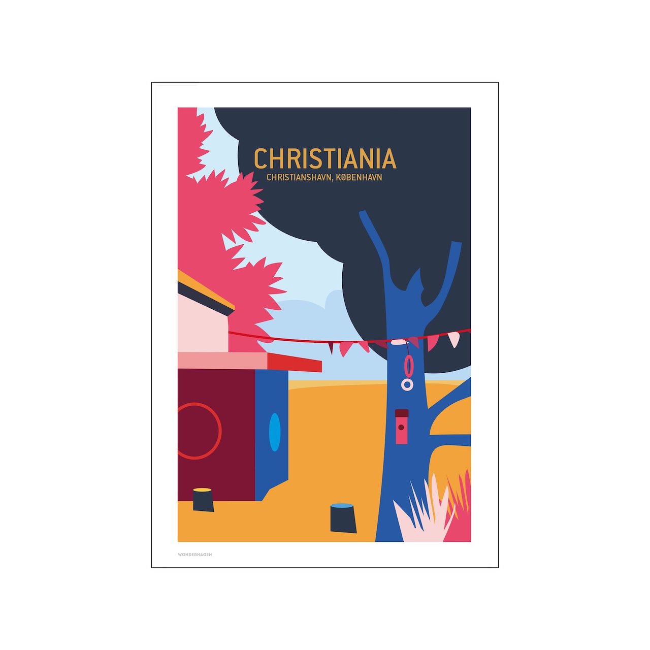 Christiania Plakat af Wonderhagen, Flere Str.