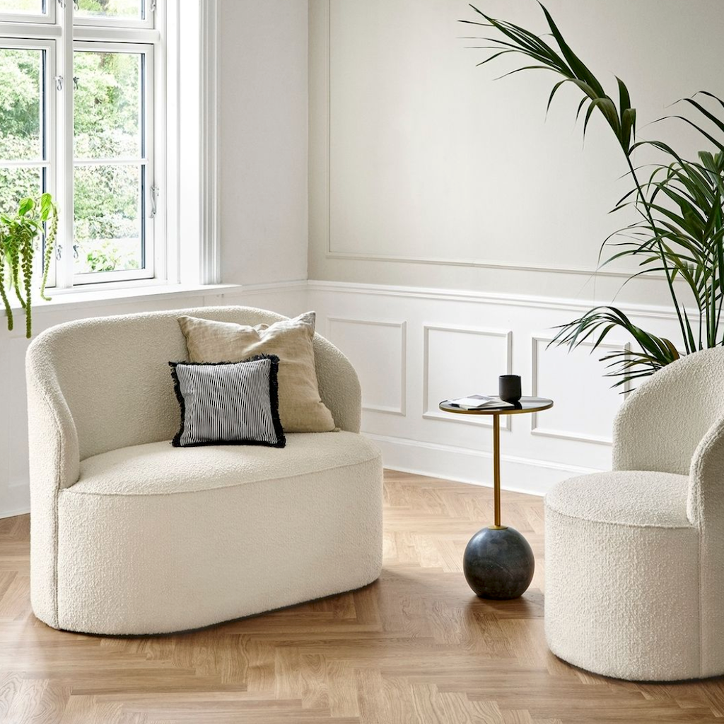 Cozy Living Effie Lounge Sofa i farven Off White
