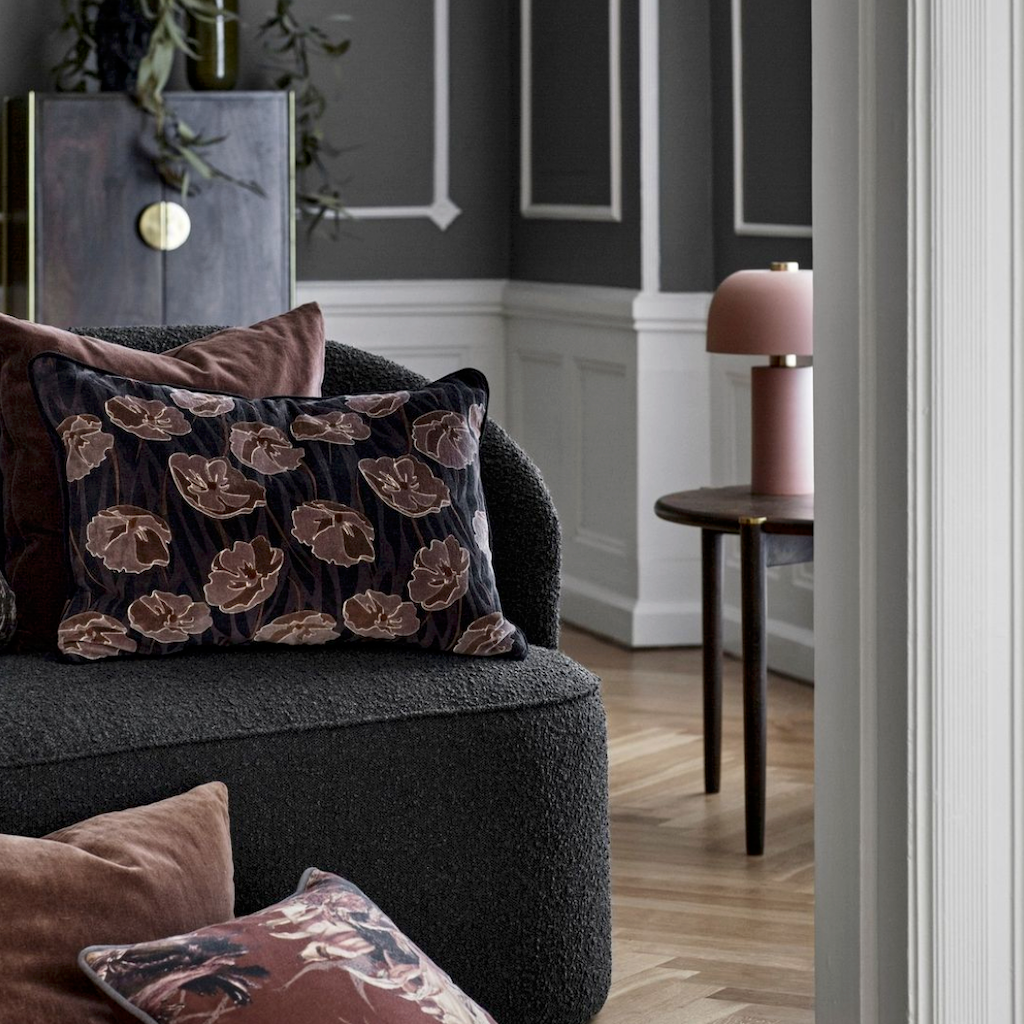 Cozy Living Effie Loungesofa in der Farbe Kohle
