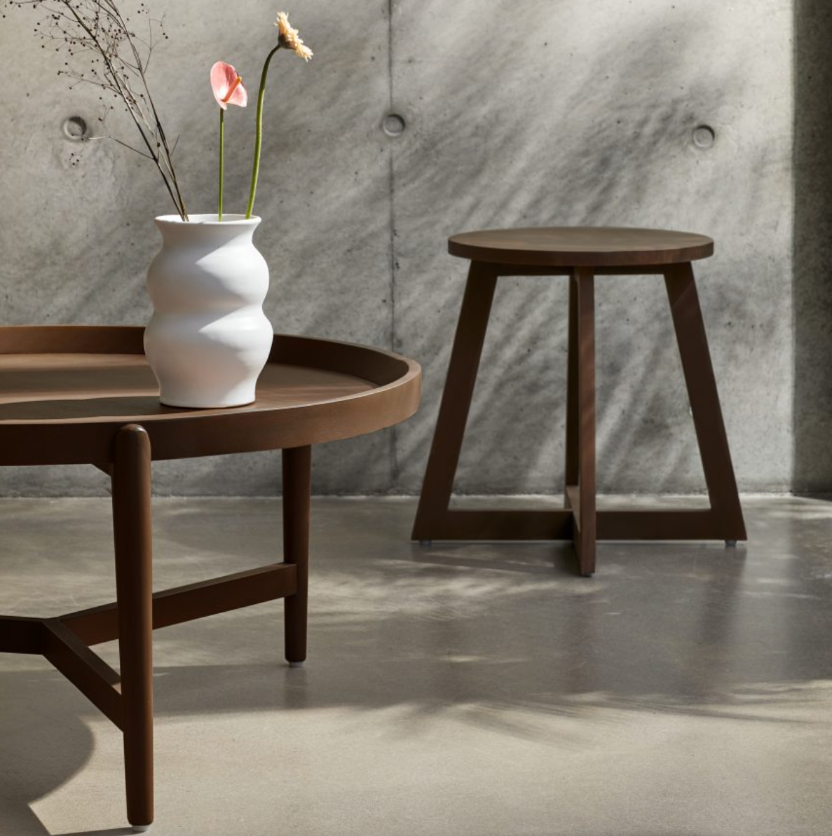 Day Home Ideal Coffee Table i Bæredygtig Mangotræ, 	Diam: 97 H: 47 cm