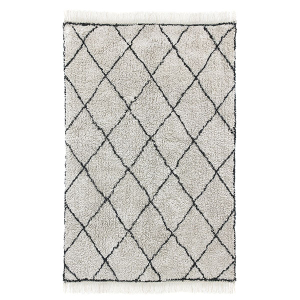 Diamond Berber Teppich von HK-Living in Cotton (120x180)