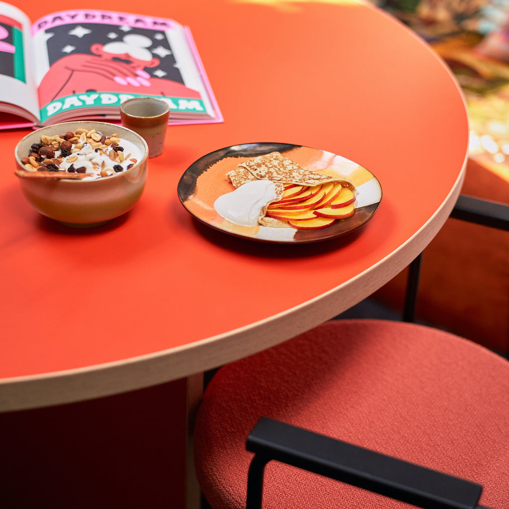Rundt Spisebord fra HK-Living i Flere flotte farver, Ø 129CM