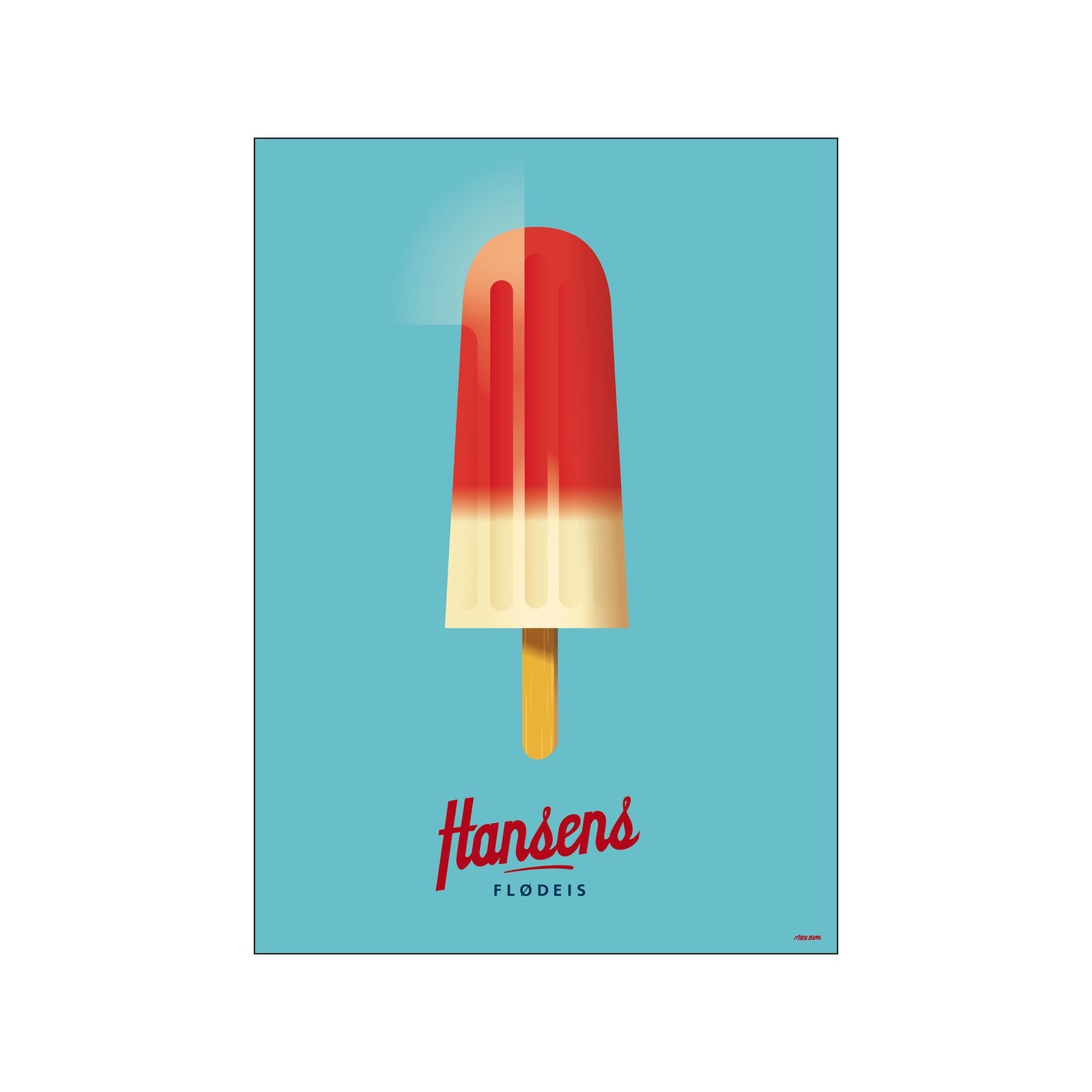 POP – Hansens Eiscreme-Poster