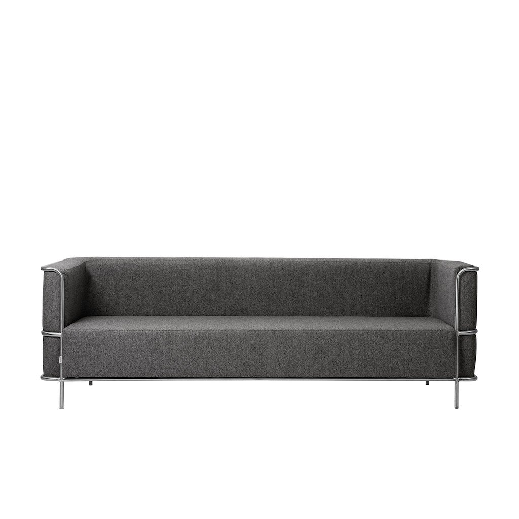 Modernistisches 3-Sitzer-Sofa von Kristina Dam, graue Wolle