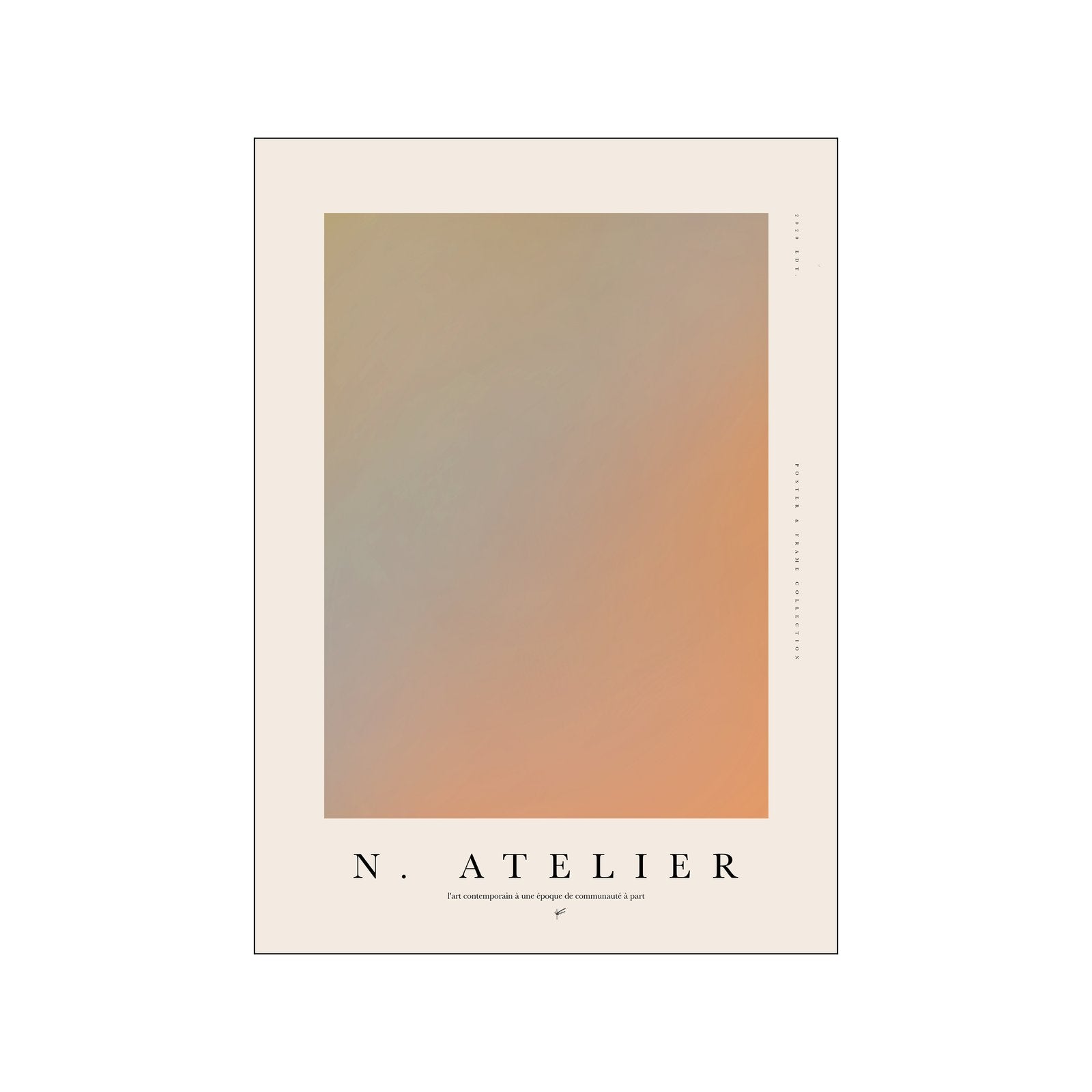 N. Atelier 003 Plakat fra Poster and Frame