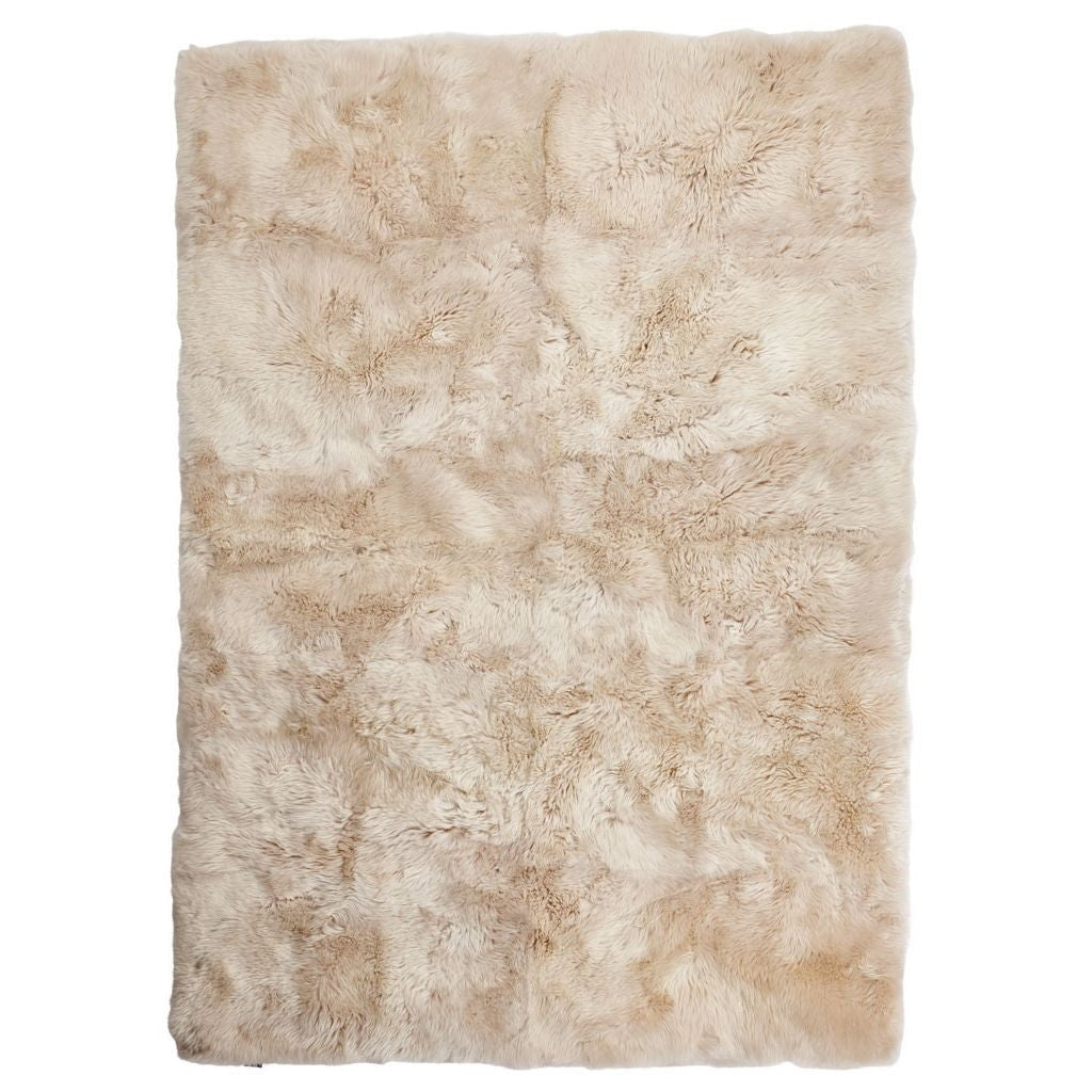 Teppich aus der Natures-Kollektion aus langhaariger neuseeländischer Wolle, Leinen, 200 x 300 cm.