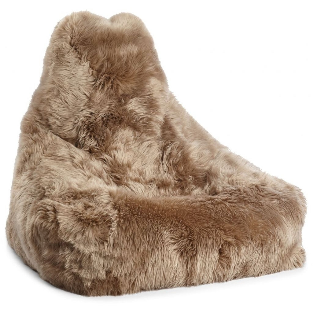 Sitzsack von Natures Coll., Long-Wool Premium NZ Sheepskin