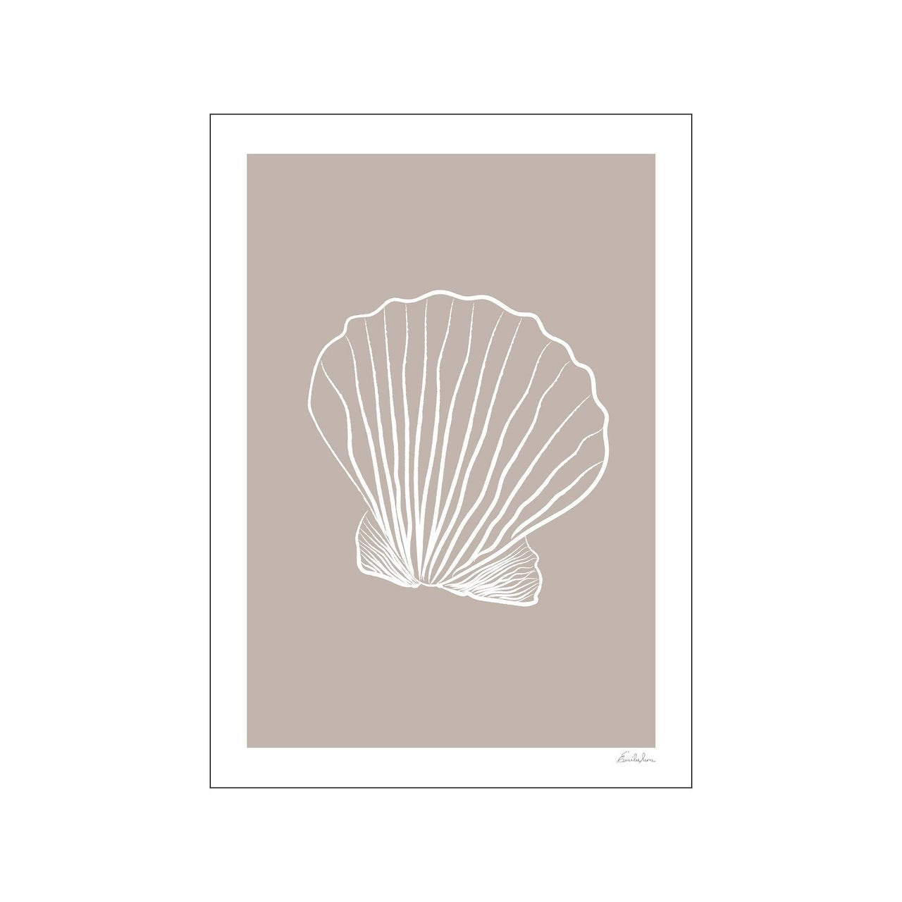 Seashell 01 af Emilie Luna, Flere str.