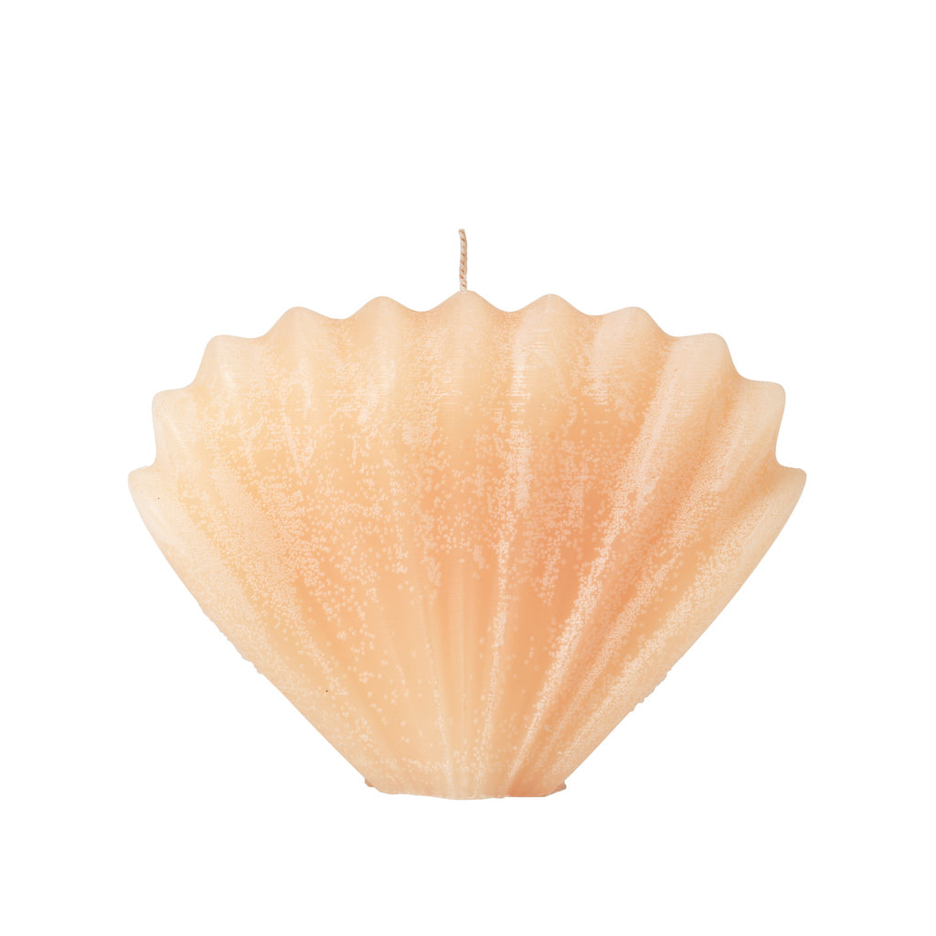 Seashell Stort Stearinlys fra Broste Cph. Apricot Cream
