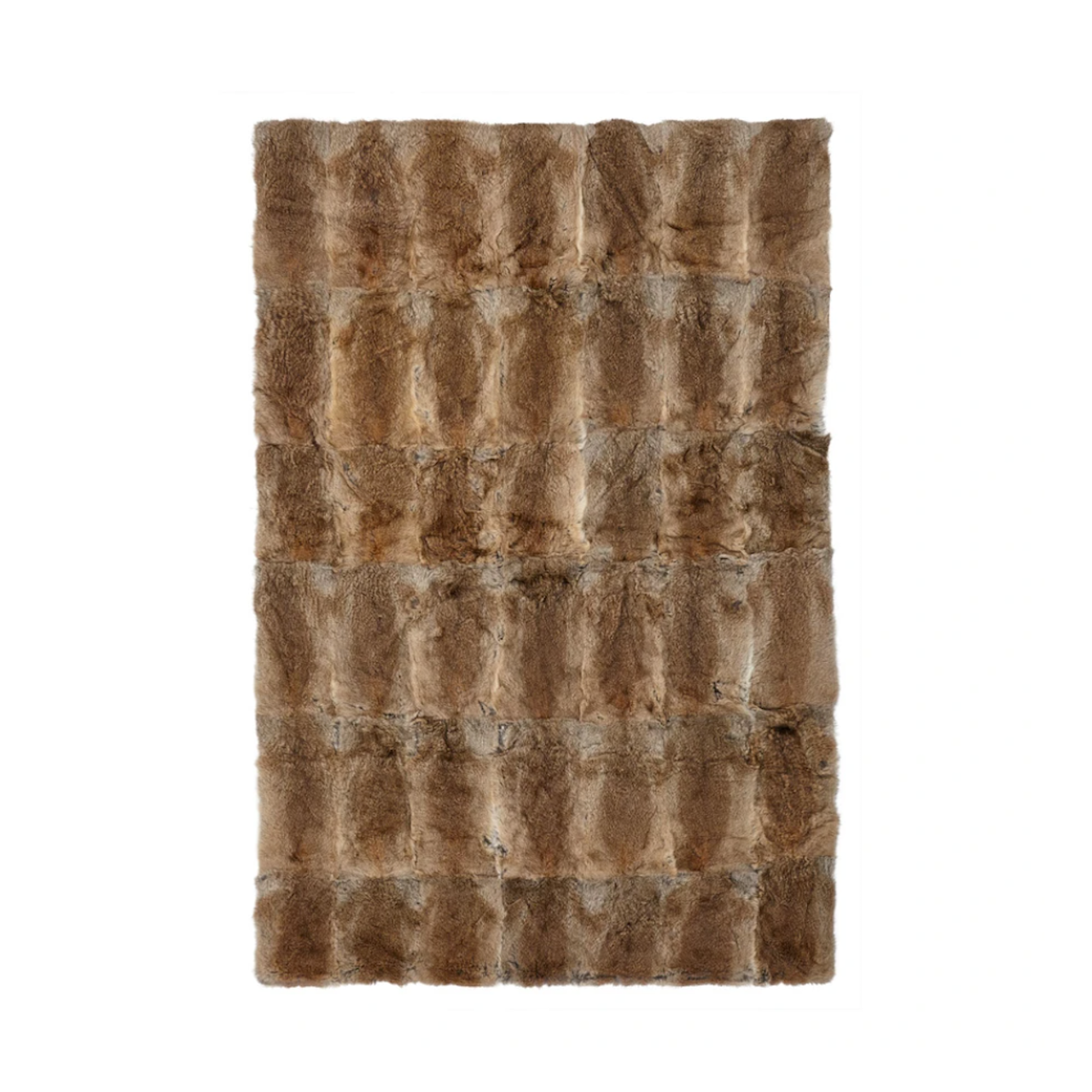 Sengetæppe eller Plaid i Pels fra NATURES, 120x180