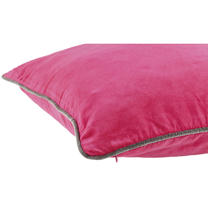 Velours-Kissenbezug von 60x60 von Liv-interior, Pink