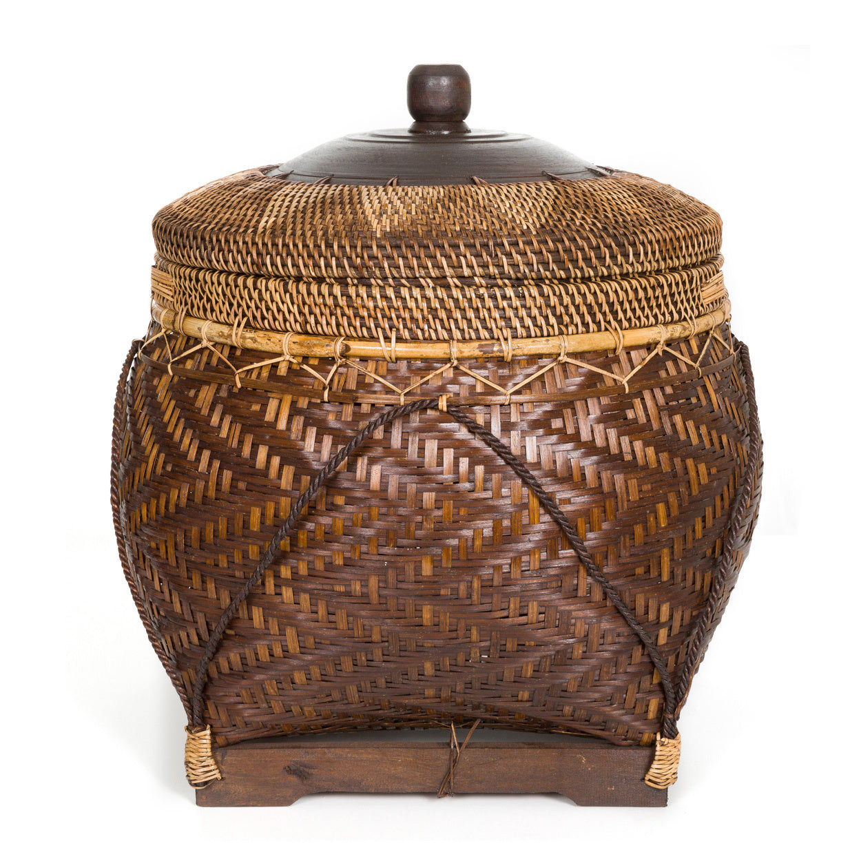 Bazar Bizar The Colonial Basket - Natural Brown