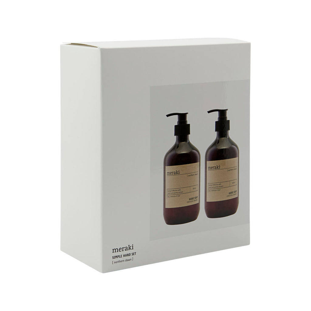 Meraki Gift box, Simple hand set - Northern Dawn hand soap, White,