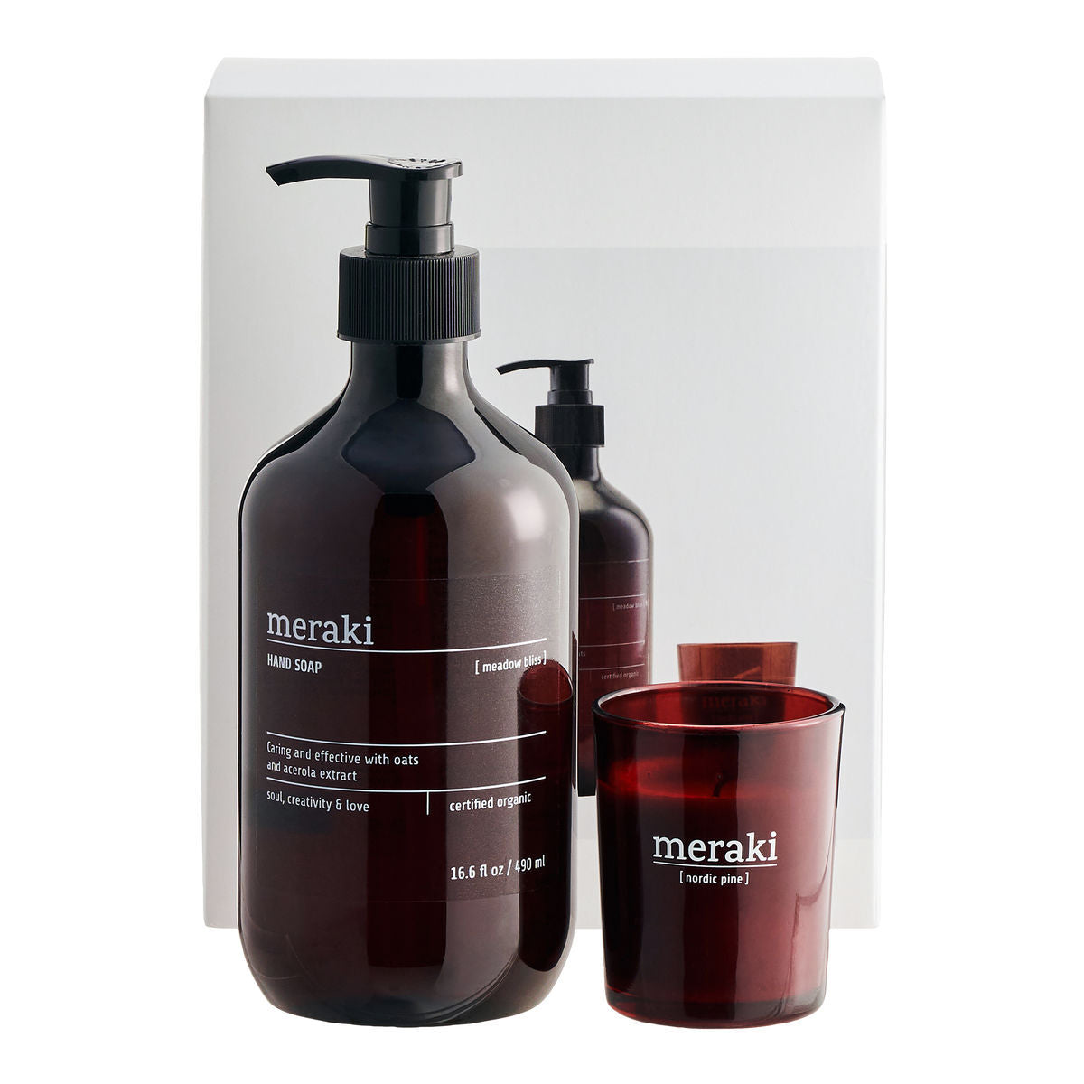 Meraki Gift box, Everyday pampering, White, Set of 2 pcs, 16.5 fl.o